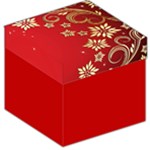 Red And Gold Storage Stool 12 