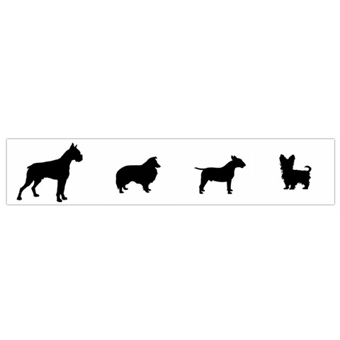 Dog Flano Scarf (Small) from DESIGN GIFT SHOP Back