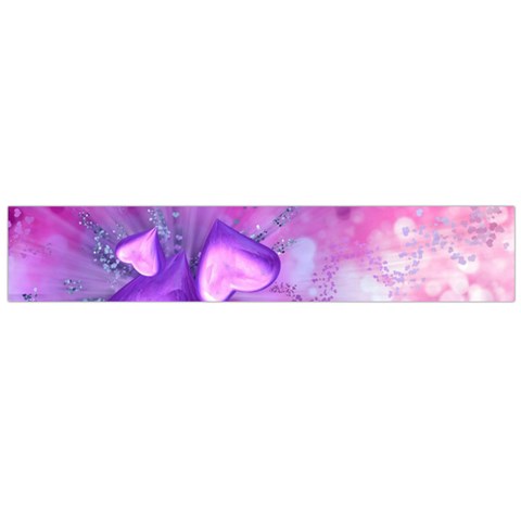 Precious Hearts Flano Scarf (Large) from DESIGN GIFT SHOP Back