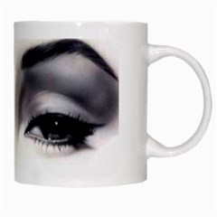 Monroe Eyes White Mug from DESIGN GIFT SHOP Right