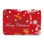 Red And White Plate Mat