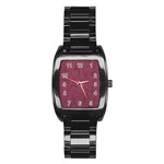 Dusky Rose Stainless Steel Barrel Watch