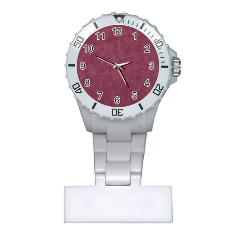 Dusky Rose Plastic Nurses Watch from DESIGN GIFT SHOP Front