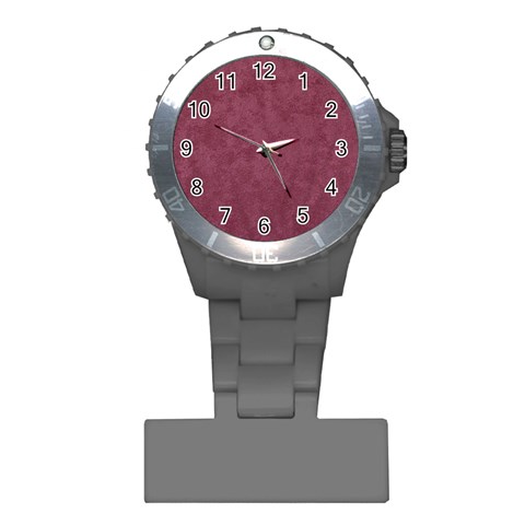 Dusky Rose Plastic Nurses Watch from DESIGN GIFT SHOP Front