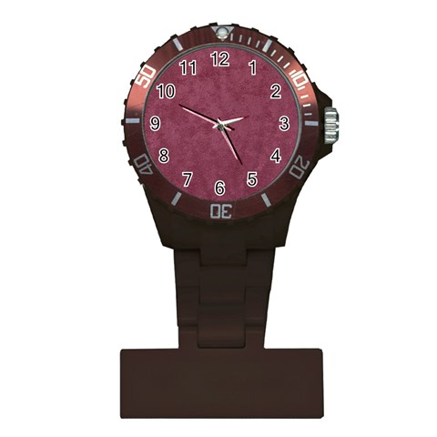 Dusky Rose Plastic Nurses Watch from DESIGN GIFT SHOP Front