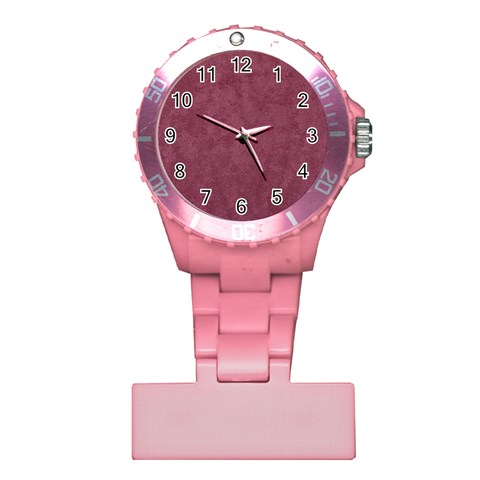 Dusky Rose Plastic Nurses Watch from DESIGN GIFT SHOP Front