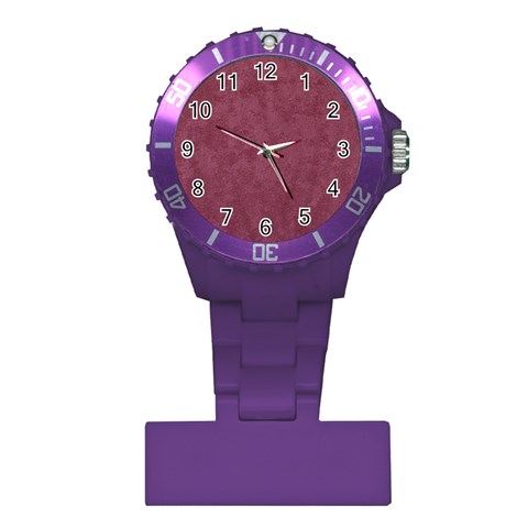 Dusky Rose Plastic Nurses Watch from DESIGN GIFT SHOP Front