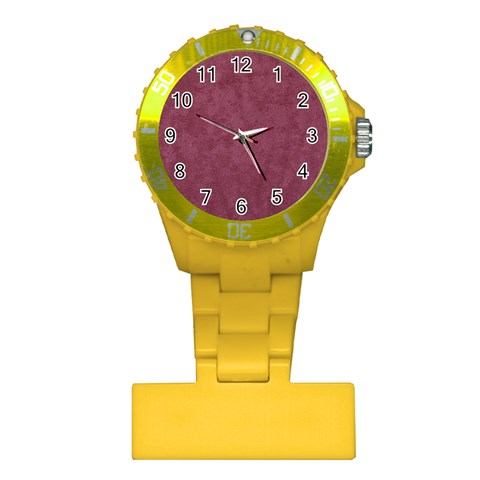 Dusky Rose Plastic Nurses Watch from DESIGN GIFT SHOP Front