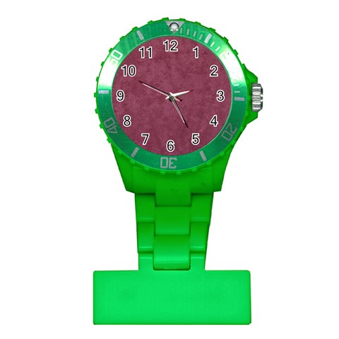 Dusky Rose Plastic Nurses Watch from DESIGN GIFT SHOP Front