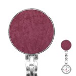 Dusty Rose Stainless Steel Nurses Watch