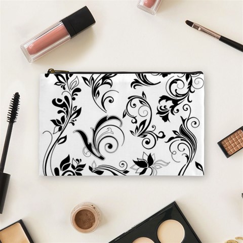 Floral Decorative Cosmetic Bag (Medium) from DESIGN GIFT SHOP Front