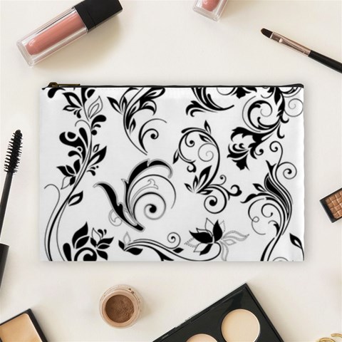Floral Decorative Cosmetic Bag (Large) from DESIGN GIFT SHOP Front