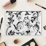 Floral Decorative Cosmetic Bag (Large)