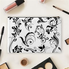 Floral Decorative Cosmetic Bag (Large) from DESIGN GIFT SHOP Back