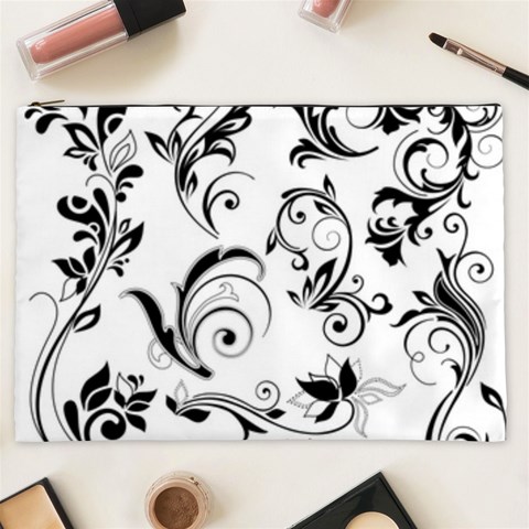 Floral Decorative Cosmetic Bag (XXL) from DESIGN GIFT SHOP Front