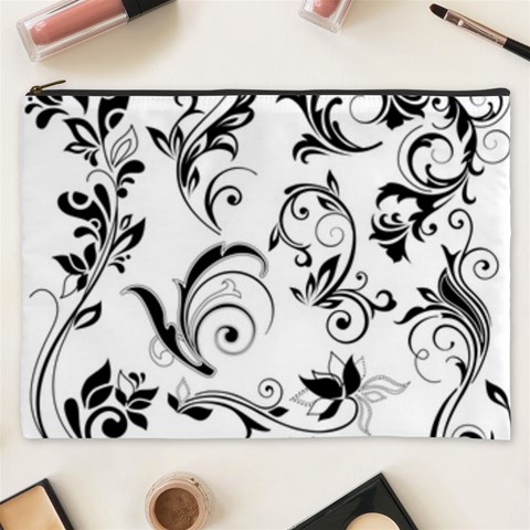 Floral Decorative Cosmetic Bag (XXXL) from DESIGN GIFT SHOP Front