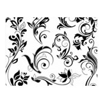 Floral Decorative Double Sided Flano Blanket (Mini)