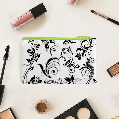 Floral Decorative Cosmetic Bag (XS) from DESIGN GIFT SHOP Back