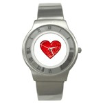 Heart Stainless Steel Watch
