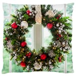 Christmas wreath Large Cushion Case (One Side)