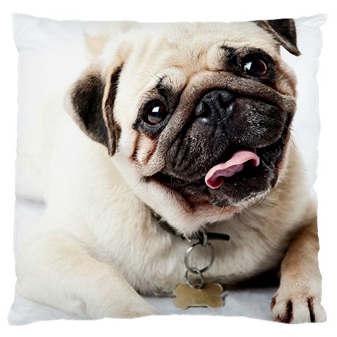 Pug Large Cushion Case (One Side) from DESIGN GIFT SHOP Front