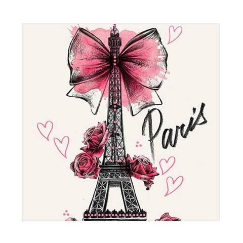 Paris And Bow Duvet Cover Double Side (Full/ Double Size) from DESIGN GIFT SHOP Front