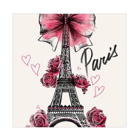 Paris And Bow Duvet Cover Double Side (Full/ Double Size) from DESIGN GIFT SHOP Back