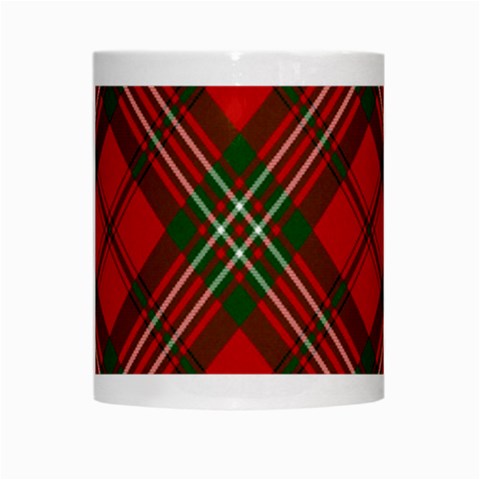 Red tartan Christmas Mug White Mug from DESIGN GIFT SHOP Center