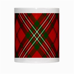 Red tartan Christmas Mug White Mug from DESIGN GIFT SHOP Center