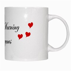 Good Morning Gorgeous Mug White Mug from DESIGN GIFT SHOP Right