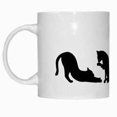 Silo Playful cats mug White Mug from DESIGN GIFT SHOP Left