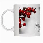Red Berry Christmas White Mug