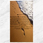 Footprints In The Sand Canvas 40  x 72 