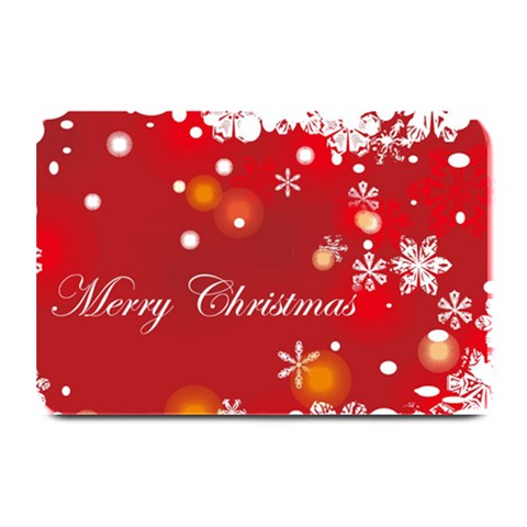 Red And White Plate Mat from DESIGN GIFT SHOP 18 x12  Plate Mat